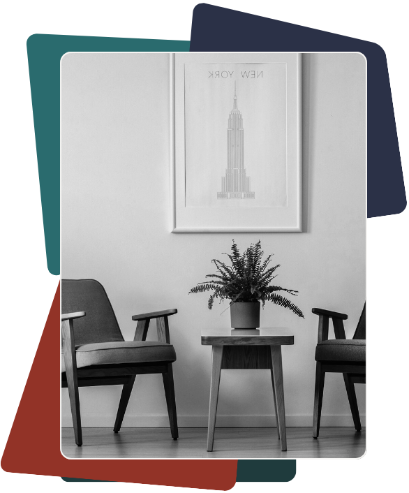 Coaching2 Ruhiger Coaching-Raum mit zwei Stühlen für IFS-Coaching-Sitzungen in Berlin